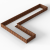 Bloembak Module+ L-vorm 90x450x270x28 cm