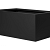 Plantenbak Vlak Grafietzwart 90x60x60 cm