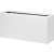 Bloembak vlak - 30x90x40 cm Wit