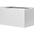 Bloembak vlak - 60x90x60 cm Wit