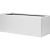 Bloembak vlak - 60x210x40 cm Wit