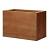 Bloembak vlak - 30x60x40 cm Corten