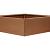 Bloembak vlak - 210x210x40 cm Corten