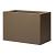 Bloembak vlak - 30x60x40 cm Supra bruin