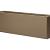 Bloembak vlak - 30x120x40 cm Supra bruin