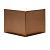 Uitwendige hoek Kantopsluiting Single & Single flex 27.7 cm - Corten