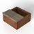 Zitbank - Recht 60x45.5 cm Grenen waxedwood