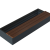 Zitbank - Recht 240x47 cm Hardhout