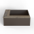 Zitbank - L-vorm 120x120x41 cm Magnolia
