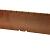 Kantopsluiting Single flex 300x16.5 cm - Corten