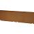 Kantopsluiting Single 300x16.5 cm - Corten