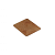 Koppelplaat 10 cm - Corten - verpakt per 50 st.