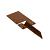 Koppelspies 16.5 cm - Corten - verpakt per 50 st.