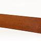 Kantopsluiting Single (flg) 300x10 cm Corten