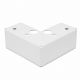Poten set - 5 cm hoog Wit