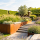 Plantenbak Vlak Corten 210x150x40 cm