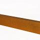 U-profiel ongelijkzijdig opsluitband 6 cm - 300x6.4x19.6/4.57 cm Corten