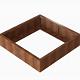 Plantenbak Module+ Corten 120x120x28 cm