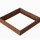 Bloembak Module+ 240x240x42 cm