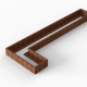 Bloembak Module+ L-vorm 60x420x150x28 cm