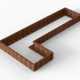 Bloembak Module+ L-vorm 90x360x180x28 cm