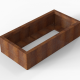 Plantenbak Module+ Corten 120x60x28 cm