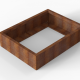 Plantenbak Module+ Corten 120x90x28 cm