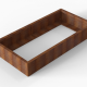 Plantenbak Module+ Corten 180x90x28 cm