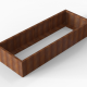 Plantenbak Module+ Corten 240x90x42 cm