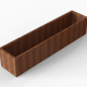 Plantenbak Module+ Corten 270x60x56 cm
