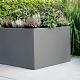 Plantenbak Vlak Antraciet 150x120x60 cm