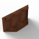 Kopschot paneel (D) 60x28 cm
