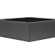 Plantenbak Vlak Antraciet 150x150x40 cm