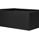 Plantenbak Vlak Grafietzwart 150x120x40 cm