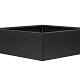 Plantenbak Vlak Grafietzwart 180x180x40 cm