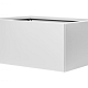 Plantenbak Vlak Wit 90x60x40 cm