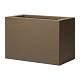 Bloembak vlak - 30x60x40 cm Supra bruin