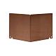 Uitwendige hoek Double (flg) 16.5 cm - Corten
