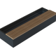 Zitbank - Recht 210x45.5 cm Grenen waxedwood