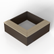 Zitbank - L-vorm 120x120x45.5 cm Douglas