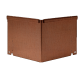 Inwendige hoek Kantopsluiting Single & Single flex 10 cm - Corten