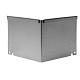 Inwendige hoek Kantopsluiting Single & Single flex 10 cm - Verzinkt