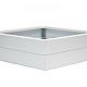 Bloembak Modulair - 60x60x28 cm Wit