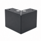 Poten set - 9.5 cm hoog Antraciet