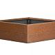 Plantenbak Modulair Corten 180x180x28 cm