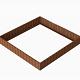 Plantenbak Module+ Corten 300x300x42 cm