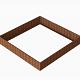 Plantenbak Module+ Corten 360x360x56 cm