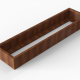 Plantenbak Module+ Corten 240x60x28 cm