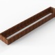 Plantenbak Module+ Corten 360x60x28 cm