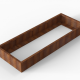 Plantenbak Module+ Corten 240x90x28 cm